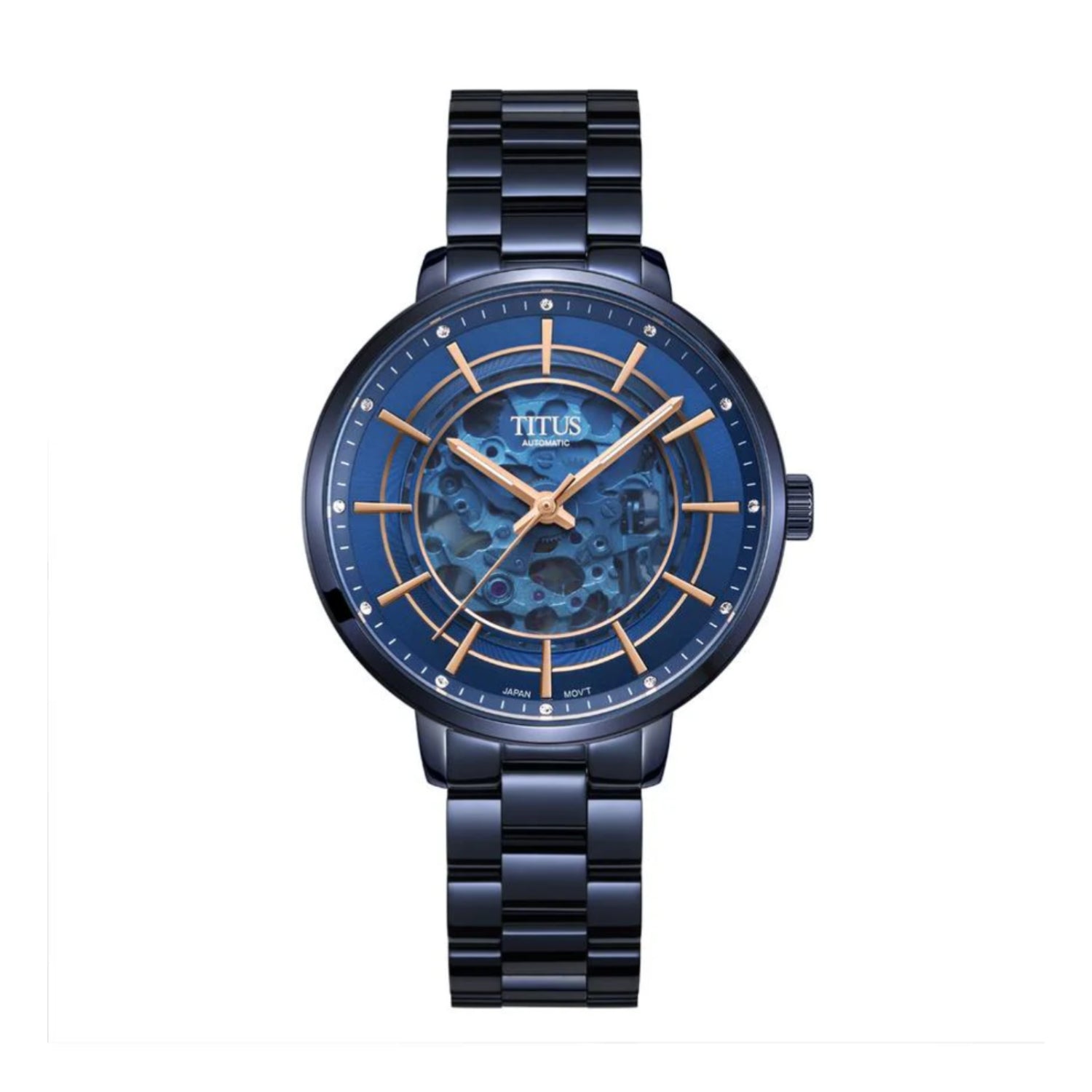 [WOMEN] Enlight 3 Hands Automatic Stainless Steel Watch [W06-03306-005]