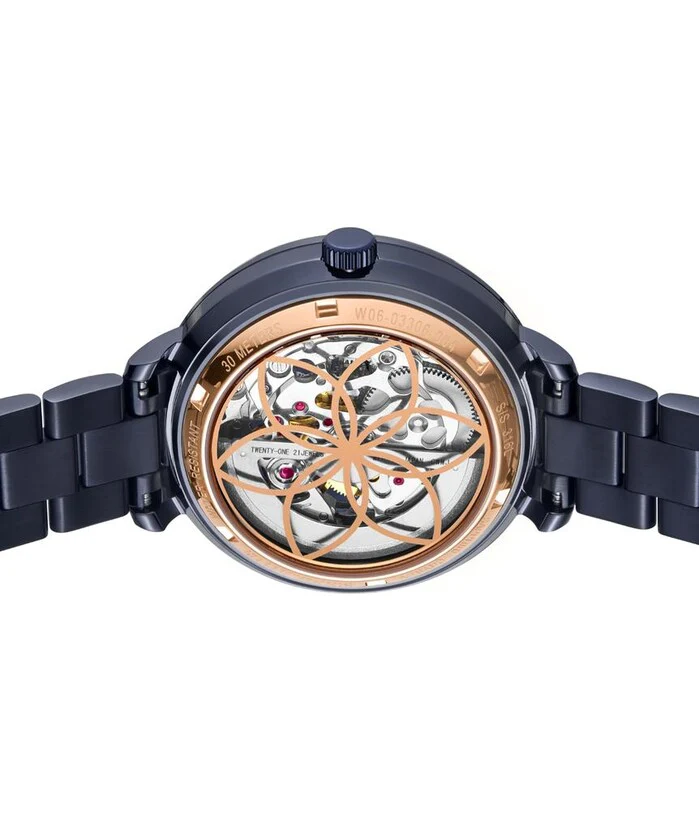 [WOMEN] Enlight 3 Hands Automatic Stainless Steel Watch [W06-03306-005]