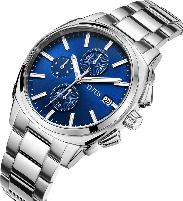 [MEN] Modernist Chronograph Quartz Stainless Steel Watch [W06-03308-001]