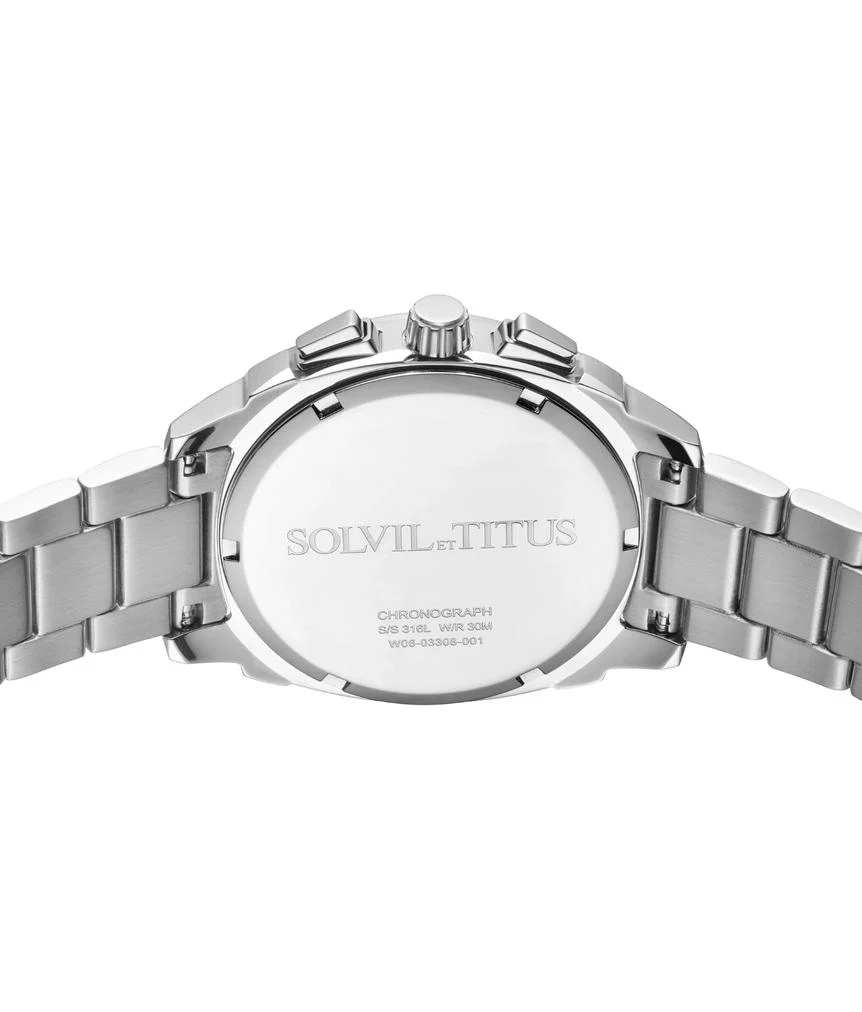 [MEN] Modernist Chronograph Quartz Stainless Steel Watch [W06-03308-001]