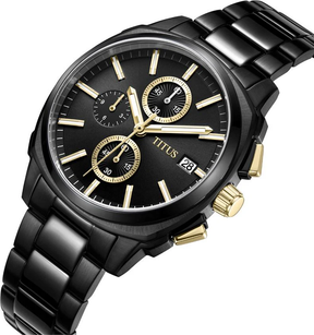 [MEN] Modernist Chronograph Quartz Stainless Steel Watch [W06-03308-003]