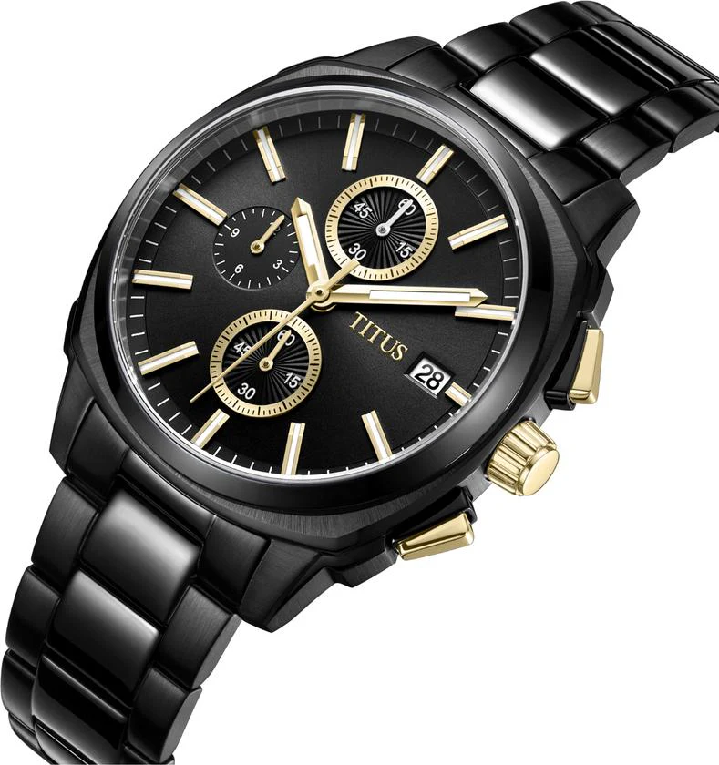 [MEN] Modernist Chronograph Quartz Stainless Steel Watch [W06-03308-003]