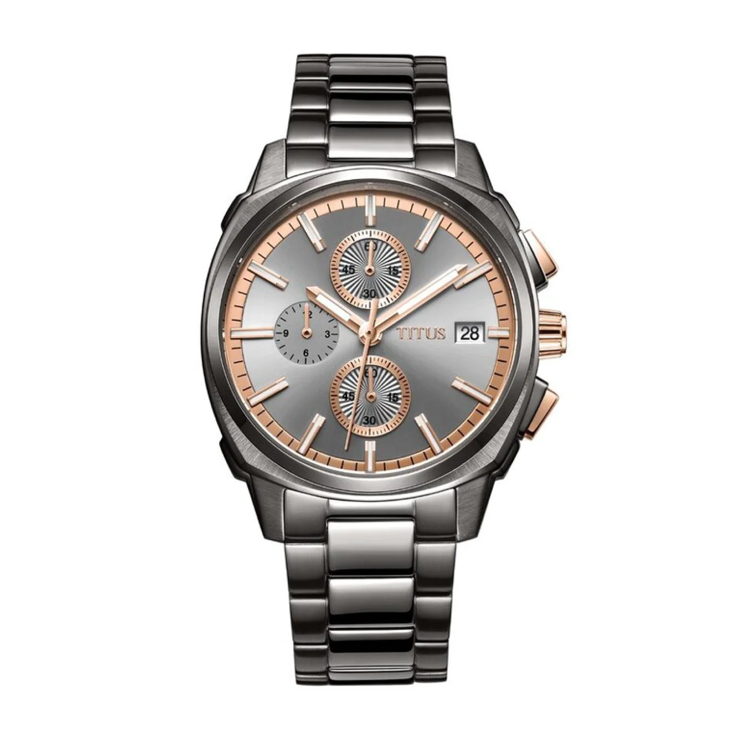 [MEN] Modernist Chronograph Quartz Stainless Steel Watch [W06-03308-005]
