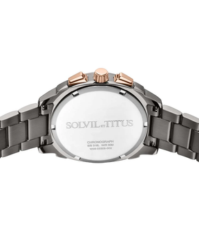 [MEN] Modernist Chronograph Quartz Stainless Steel Watch [W06-03308-005]