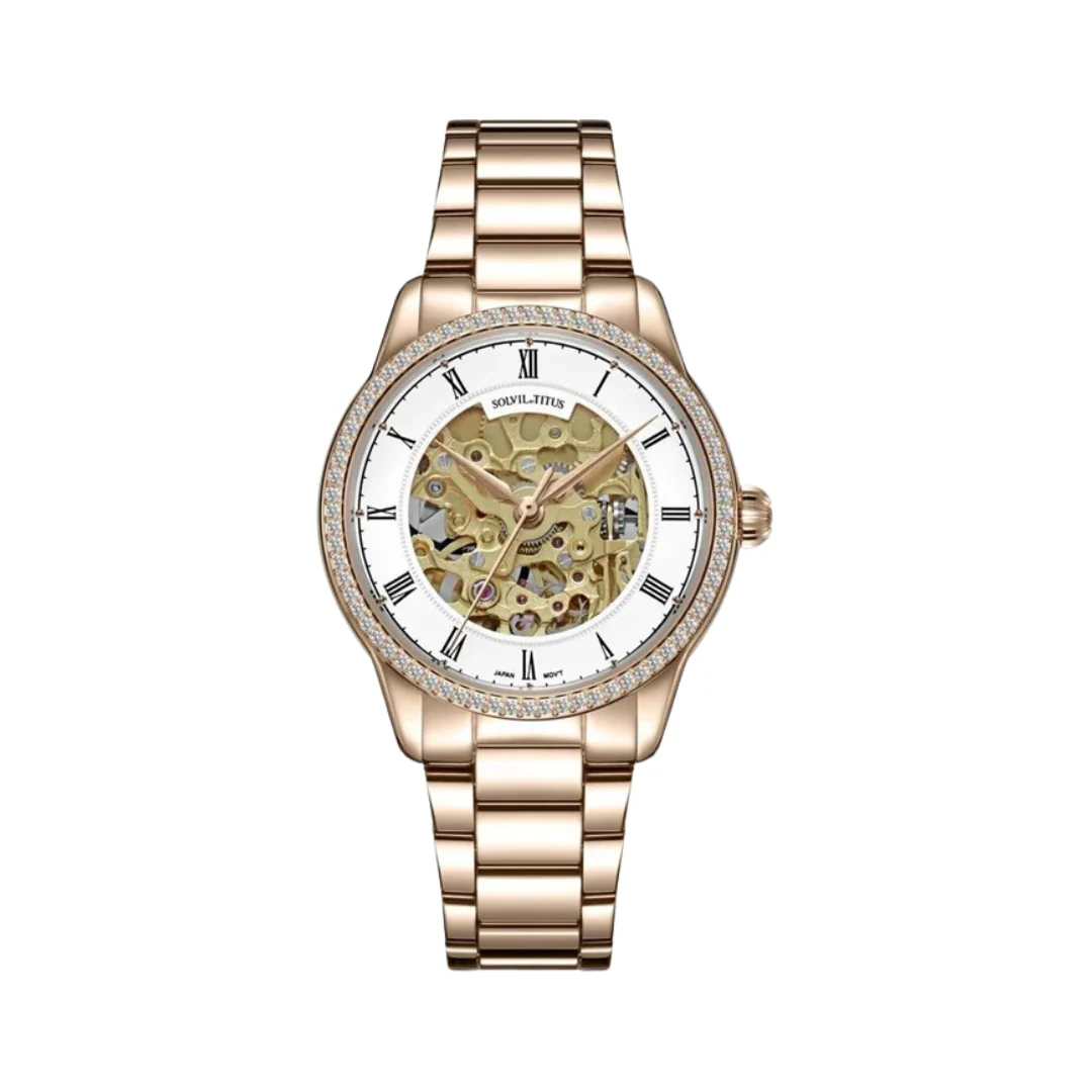 [WOMEN] Classic 3 Hands Automatic Stainless Steel Watch [W06-03311-001]