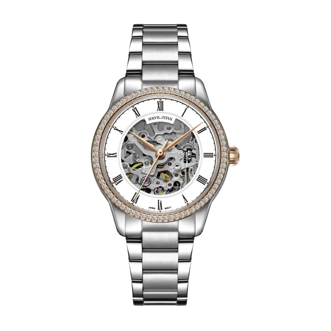 [WOMEN] Classic 3 Hands Automatic Stainless Steel Watch [W06-03311-003]