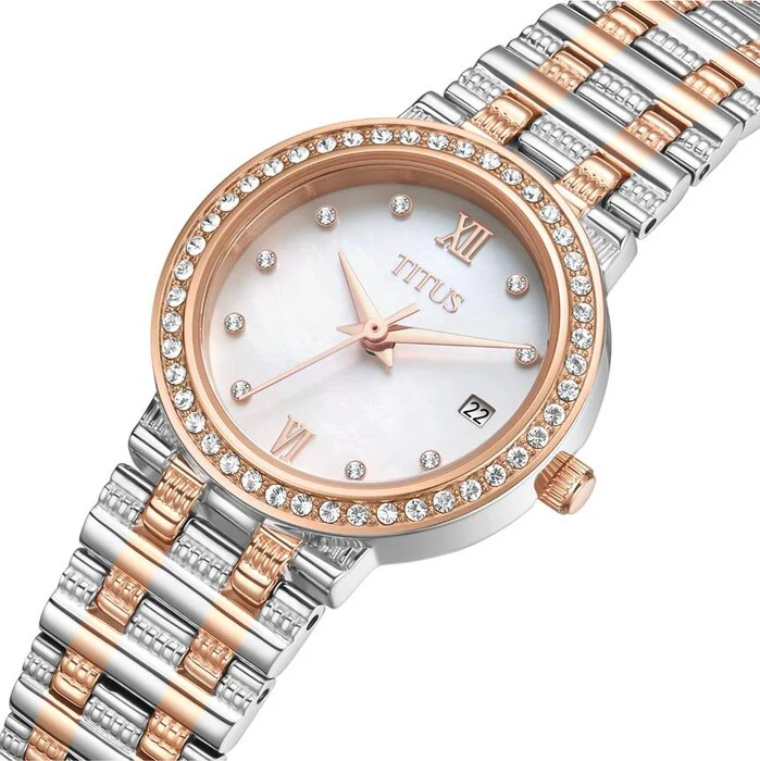 [WOMEN] Fair Lady 3 Hands Date Quartz Stainless Steel Watch [W06-03320-002]