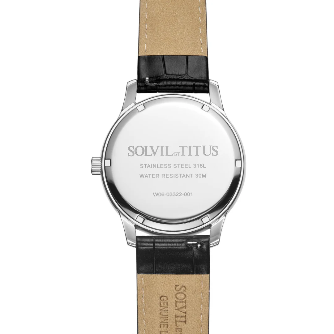 [MEN] Classicist Multi-Function with Day Night Indicator Quartz Leather Watch [W06-03322-001]