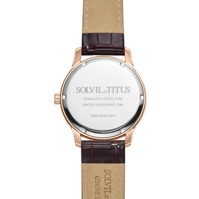 [MEN] Classicist Multi-Function with Day Night Indicator Quartz Leather Watch [W06-03322-003]