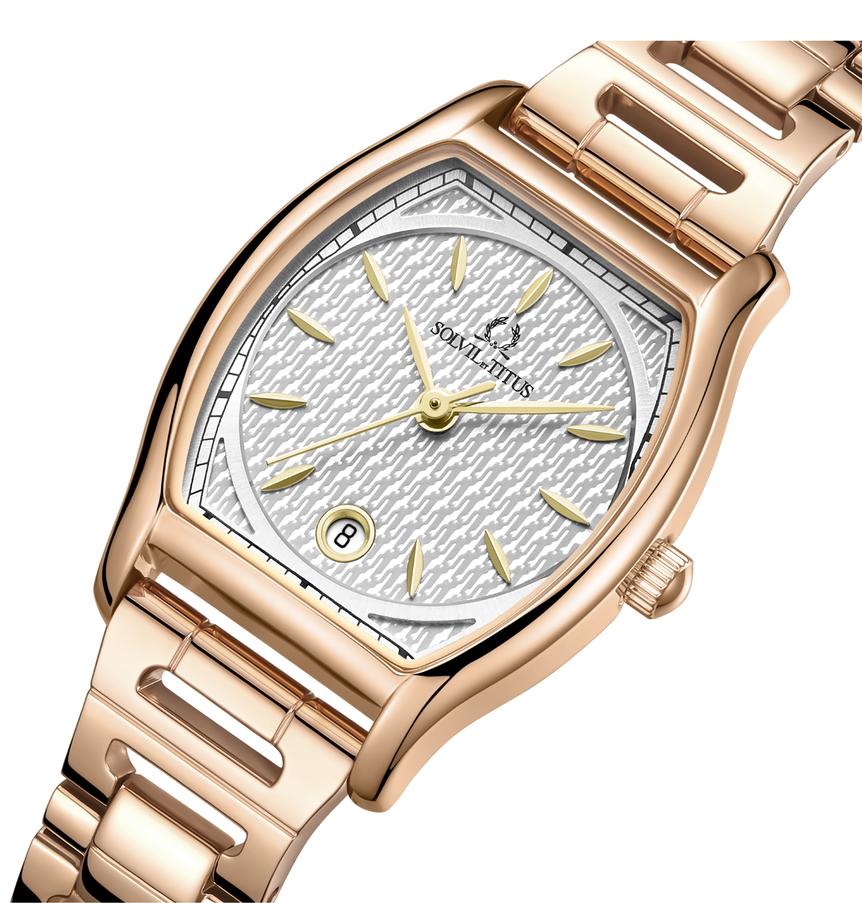 [WOMEN] Barista 3 Hands Date Quartz Stainless Steel Watch [W06-03326-003]