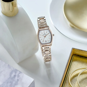 [WOMEN] Barista 3 Hands Date Quartz Stainless Steel Watch [W06-03326-003]