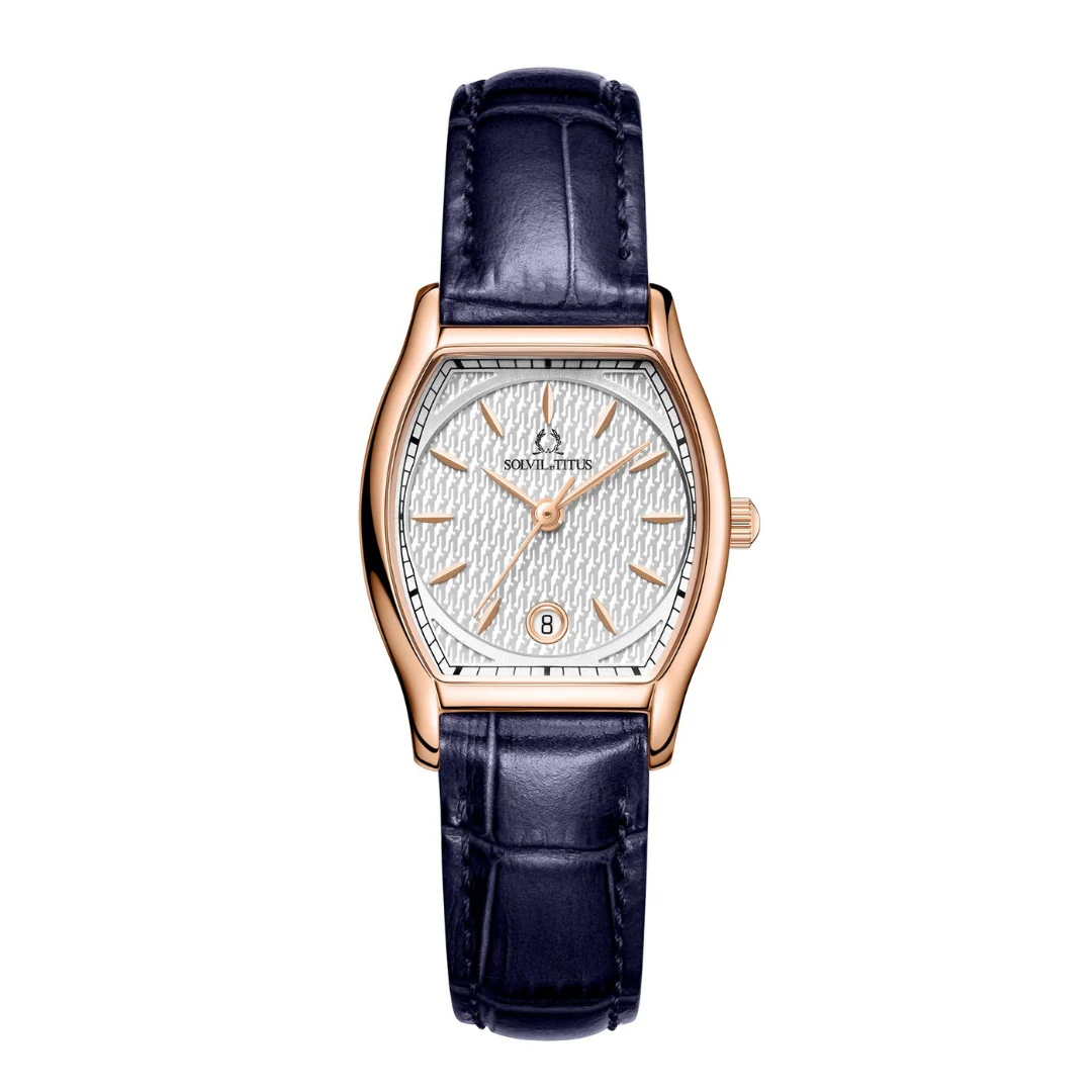 [WOMEN] Barista 3 Hands Date Quartz Leather Watch [W06-03326-004]