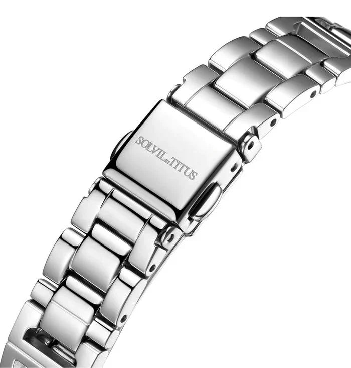 [WOMEN] Barista 3 Hands Date Quartz Stainless Steel Watch [W06-03326-006]