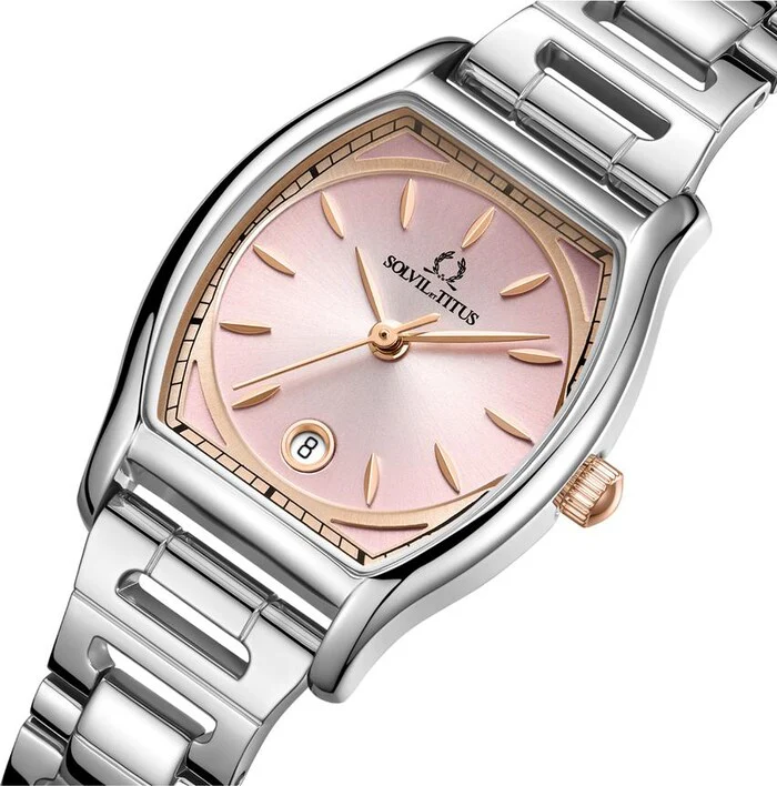 [WOMEN] Barista 3 Hands Date Quartz Stainless Steel Watch [W06-03326-008]