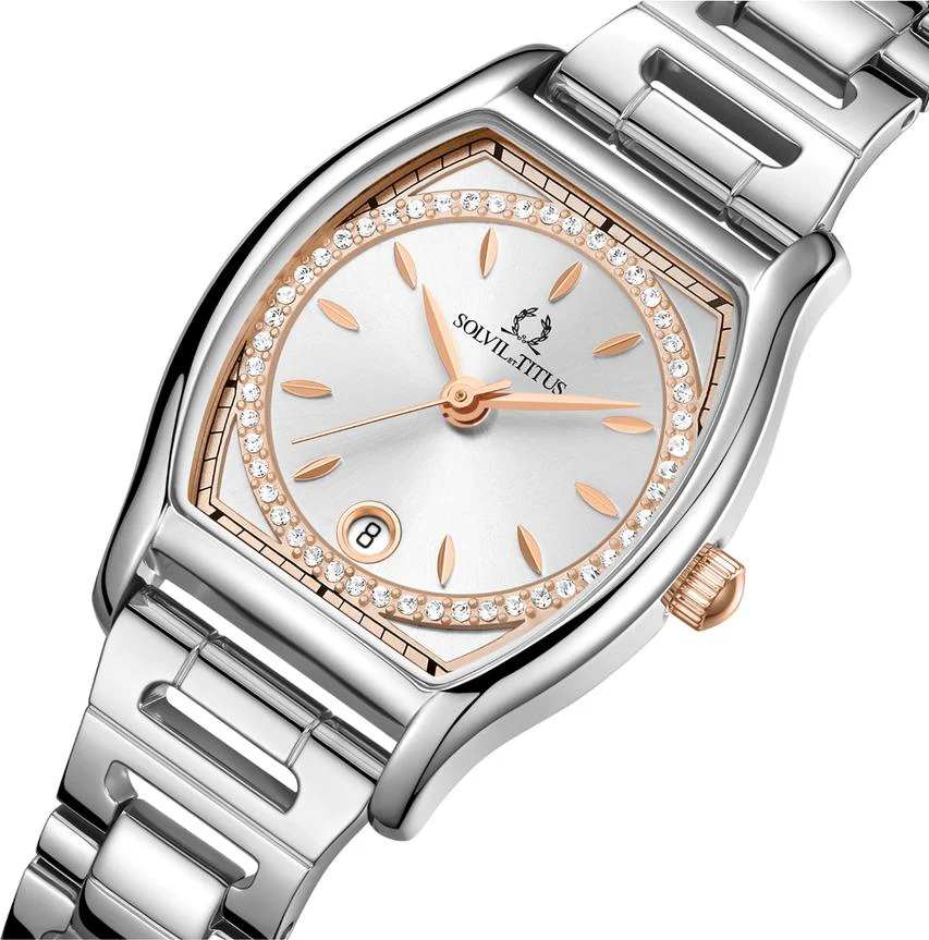 [WOMEN] Barista 3 Hands Date Quartz Stainless Steel Watch [W06-03326-011]