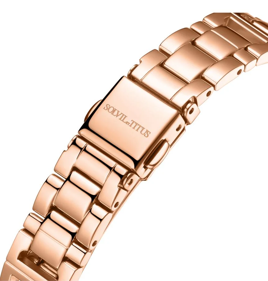 [WOMEN] Barista 3 Hands Date Quartz Stainless Steel Watch [W06-03326-012]