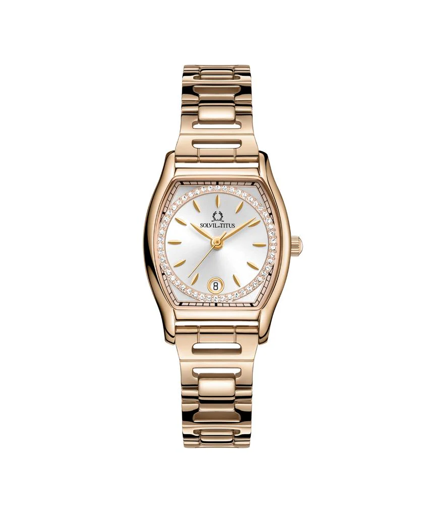 [WOMEN] Barista 3 Hands Date Quartz Stainless Steel Watch [W06-03326-013]