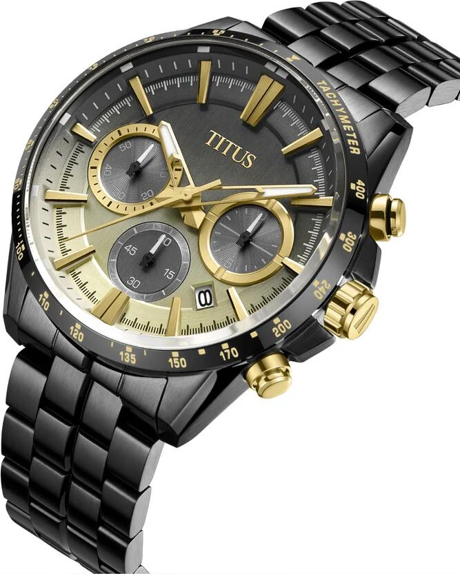 [MEN] Saber Chronograph Quartz Stainless Steel Watch [W06-03327-005]