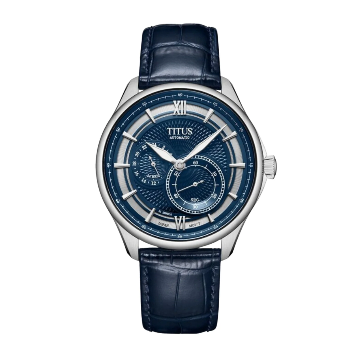 [MEN] Classic Multi-Function Automatic Leather Watch [W06-03332-001]