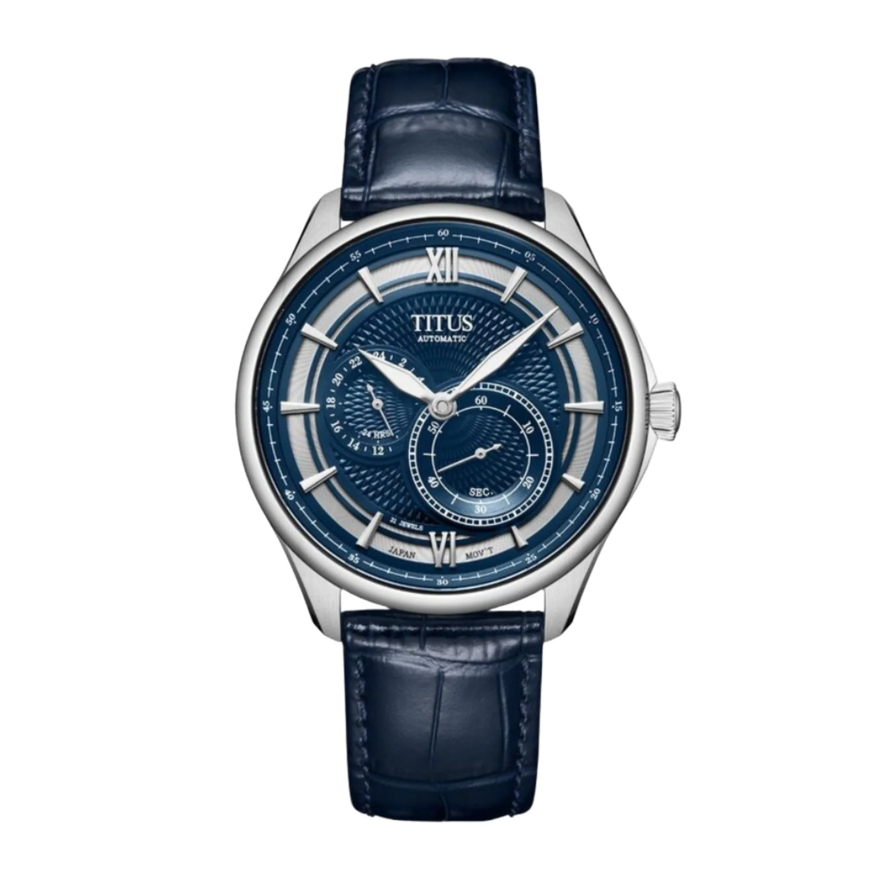[MEN] Classic Multi-Function Automatic Leather Watch [W06-03332-001]