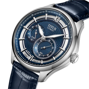 [MEN] Classic Multi-Function Automatic Leather Watch [W06-03332-001]