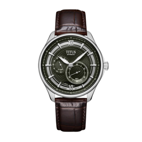 [MEN] Classic Multi-Function Automatic Leather Watch [W06-03332-002]