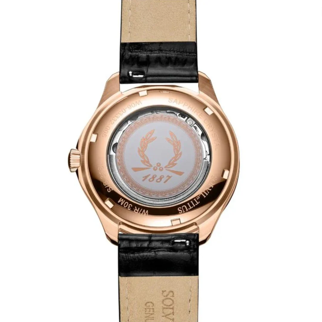 [MEN] Classic Multi-Function Automatic Leather Watch [W06-03332-005]