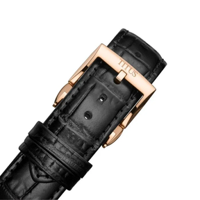[MEN] Classic Multi-Function Automatic Leather Watch [W06-03332-005]