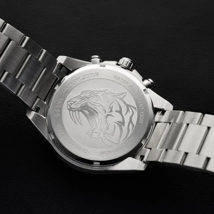 [MEN] Saber Chronograph Quartz Stainless Steel Watch [W06-03337-001]