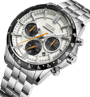 [MEN] Saber Chronograph Quartz Stainless Steel Watch [W06-03337-002]