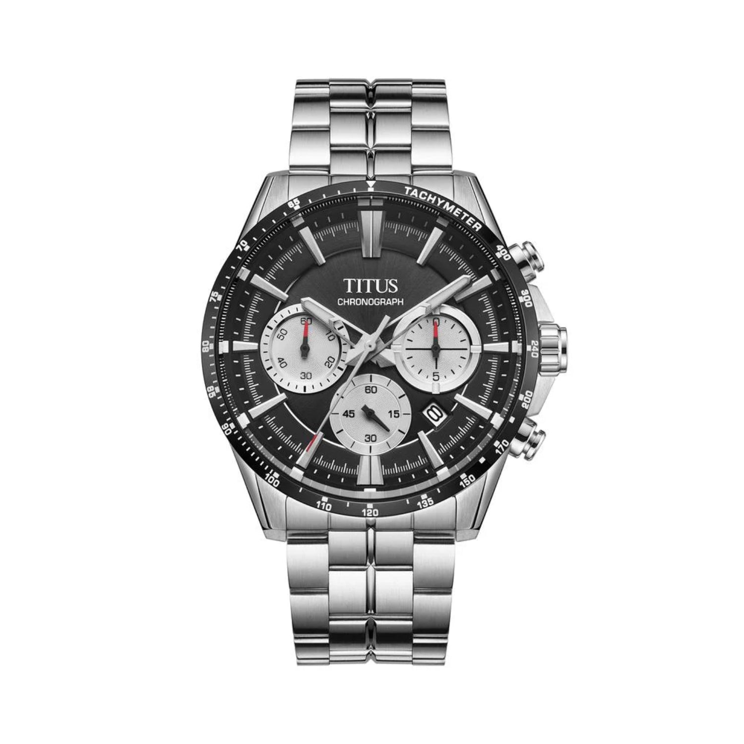[MEN] Saber Chronograph Quartz Stainless Steel Watch [W06-03337-005]