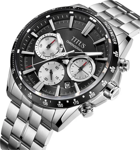 [MEN] Saber Chronograph Quartz Stainless Steel Watch [W06-03337-005]