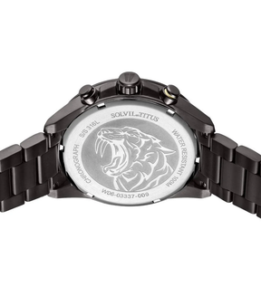 [MEN] Saber Chronograph Quartz Stainless Steel Watch [W06-03337-009]