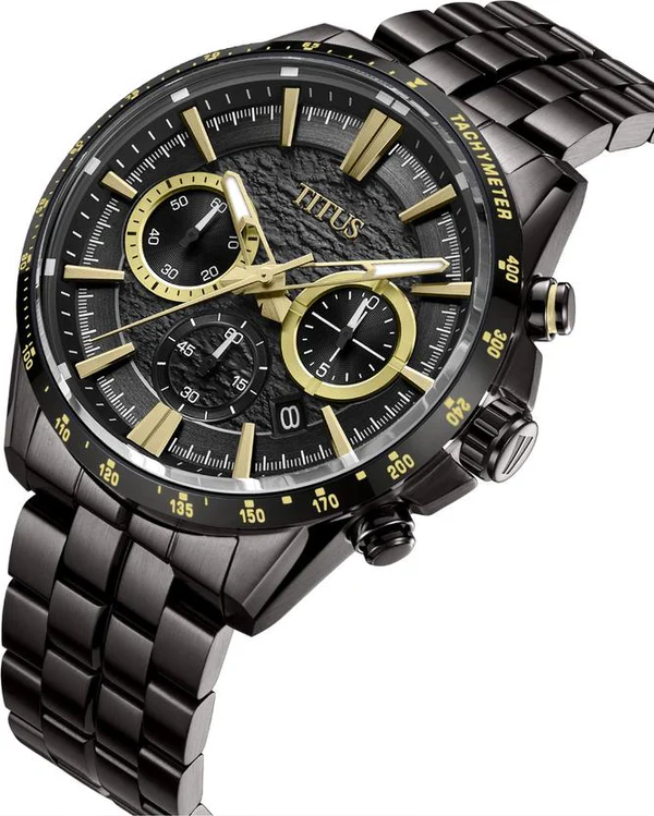 [MEN] Saber Chronograph Quartz Stainless Steel Watch [W06-03337-009]