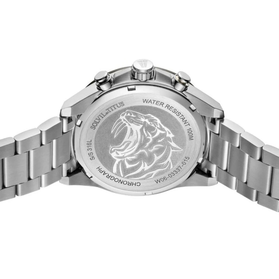 [MEN] Saber Chronograph Quartz Stainless Steel Watch [W06-03337-015]