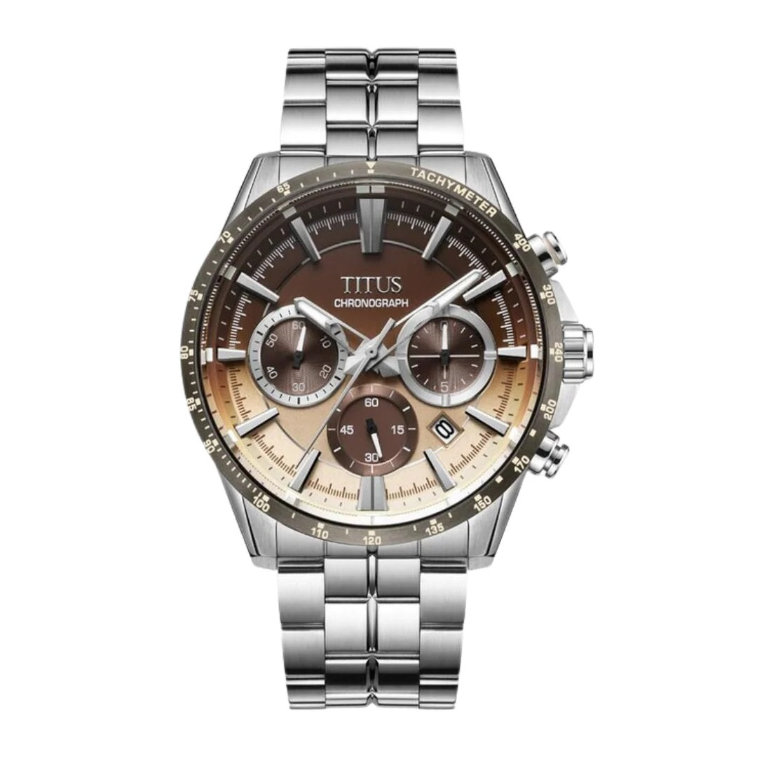 [MEN] Saber Chronograph Quartz Stainless Steel Watch [W06-03337-015]
