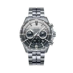[MEN] Saber Chronograph Quartz Stainless Steel Watch [W06-03337-017]