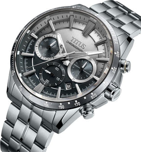 [MEN] Saber Chronograph Quartz Stainless Steel Watch [W06-03337-017]