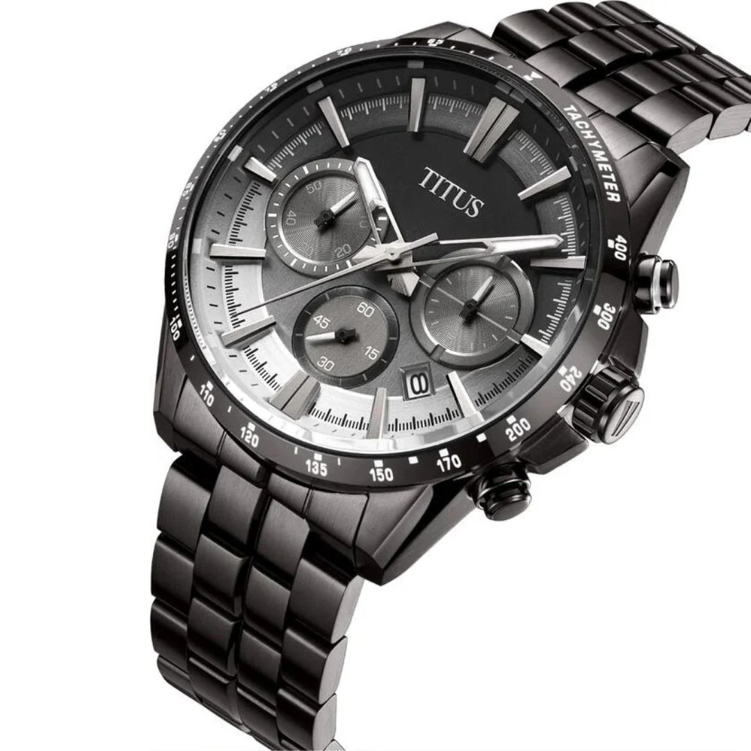 [MEN] Saber Chronograph Quartz Stainless Steel Watch [W06-03337-018]