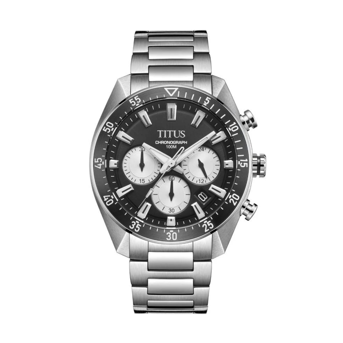 [MEN] Modernist Chronograph Quartz Stainless Steel Watch [W06-03338-002]