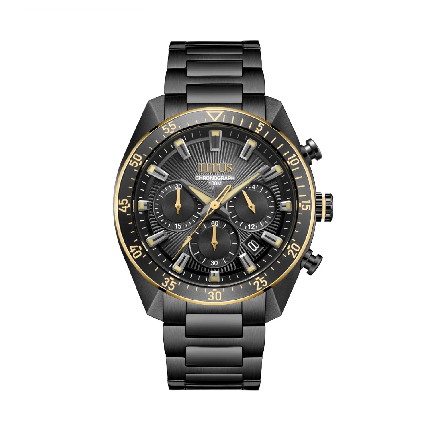 [MEN] Modernist Chronograph Quartz Stainless Steel Watch [W06-03338-008]