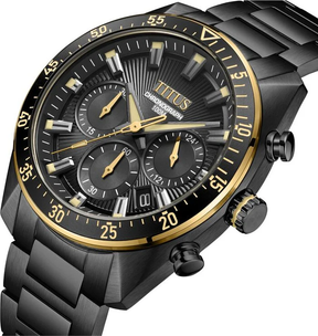 [MEN] Modernist Chronograph Quartz Stainless Steel Watch [W06-03338-008]