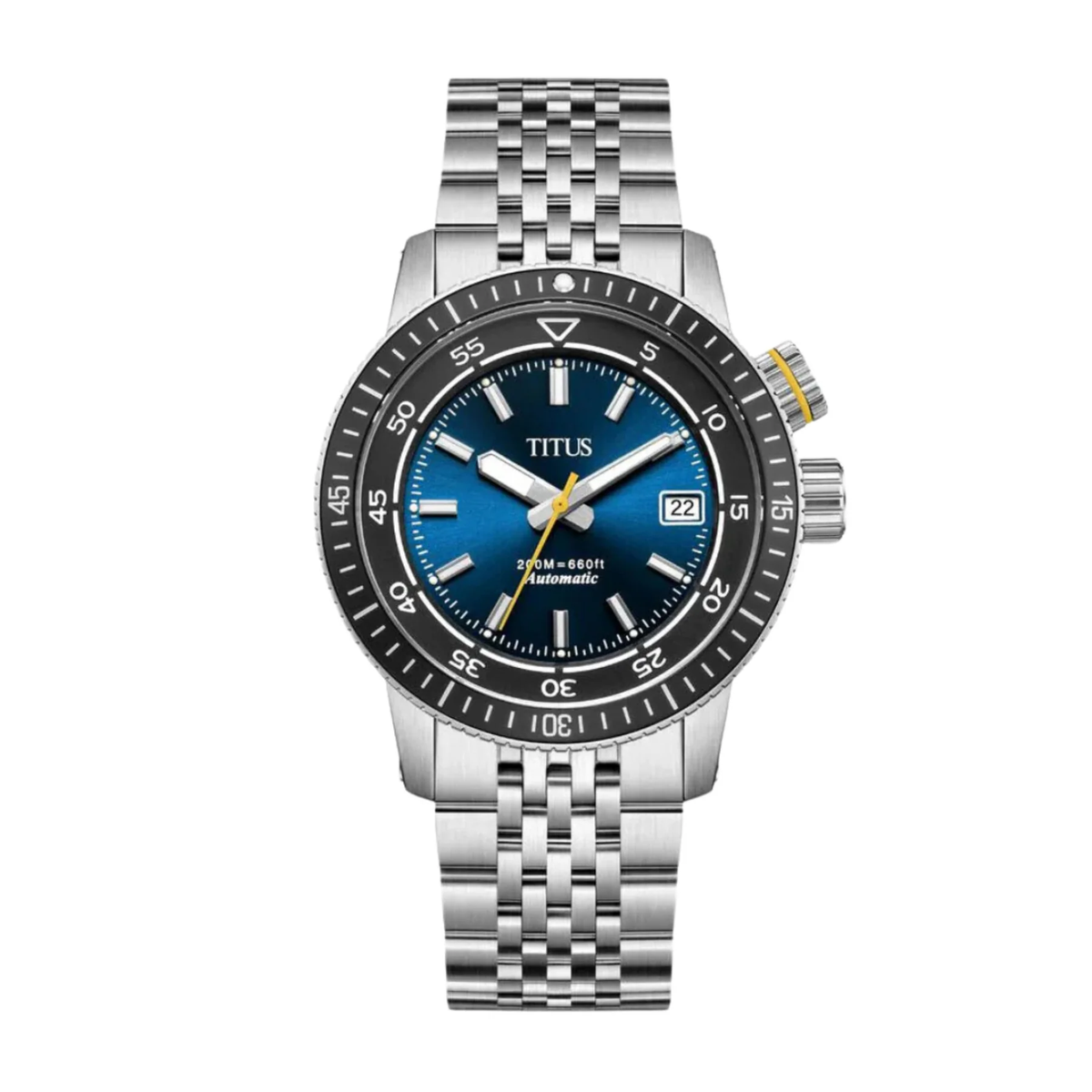 [MEN] Fort 3 Hands Date Mechanical Stainless Steel Watch [W06-03340-001]