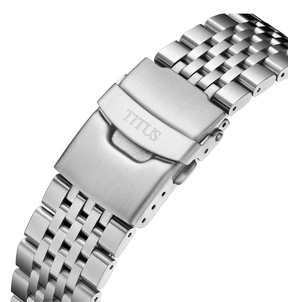 [MEN] Fort 3 Hands Date Mechanical Stainless Steel Watch [W06-03340-001]