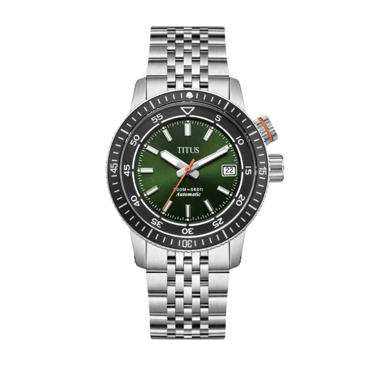 [MEN] Fort 3 Hands Date Mechanical Stainless Steel Watch [W06-03340-002]