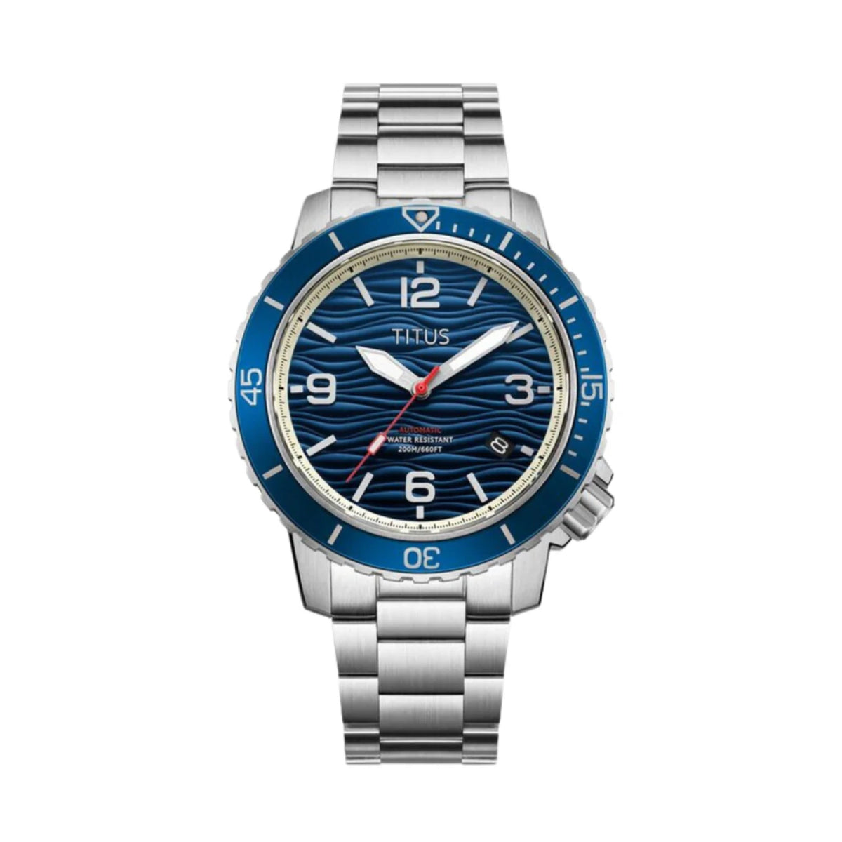 [MEN] The Cape 3 Hands Date Automatic Stainless Steel Watch [W06-03341-002]