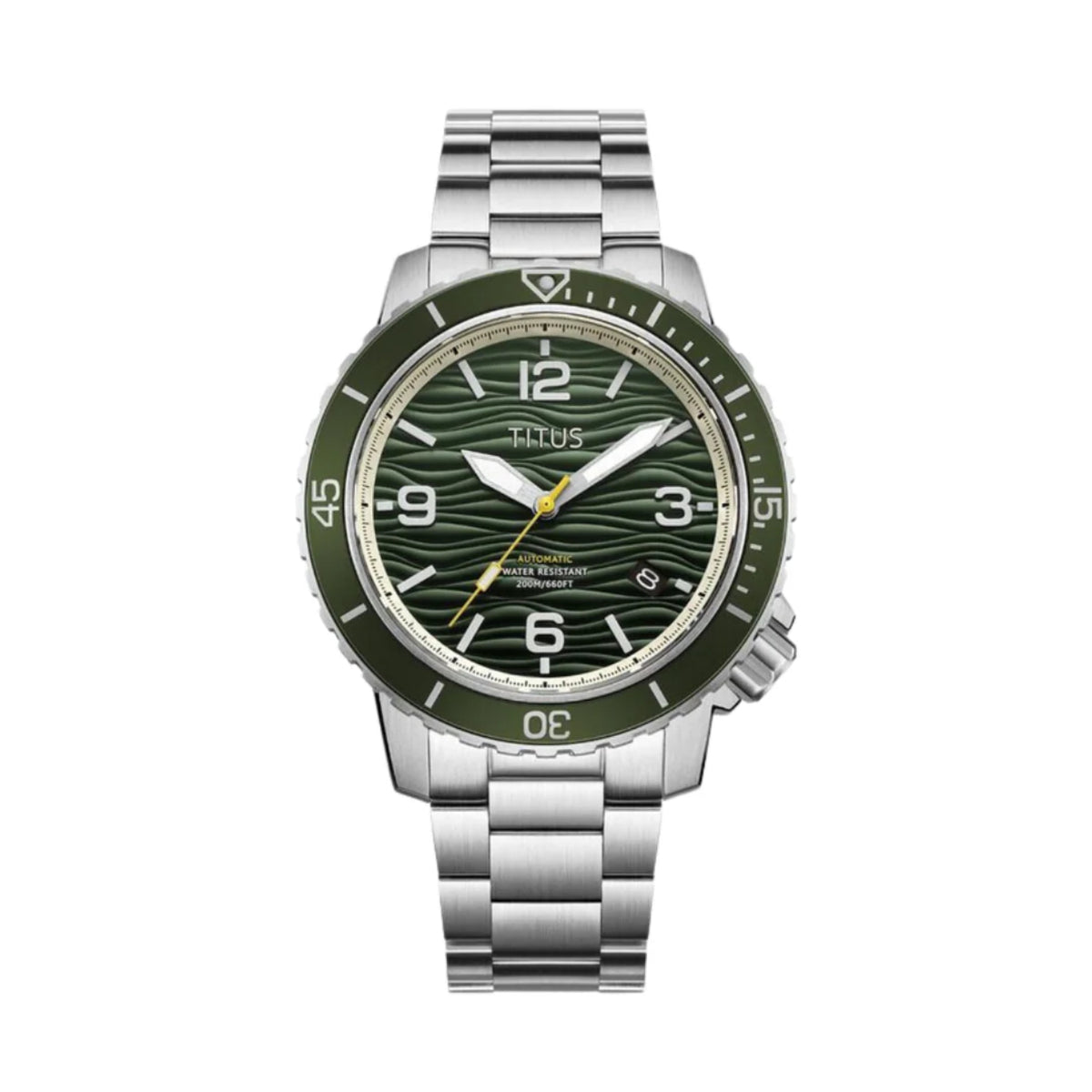 [MEN] The Cape 3 Hands Date Automatic Stainless Steel Watch [W06-03341-003]