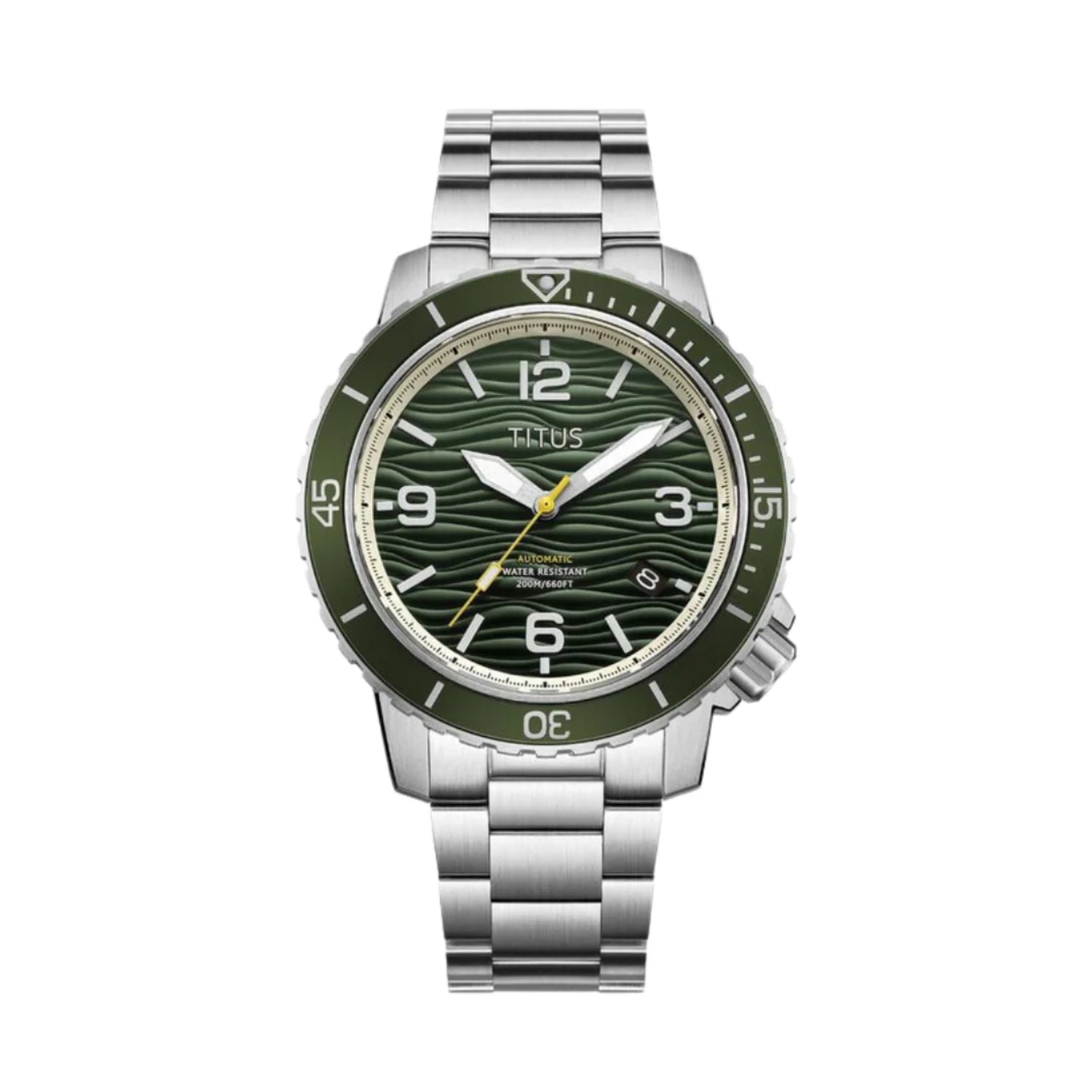 [MEN] The Cape 3 Hands Date Automatic Stainless Steel Watch [W06-03341-003]