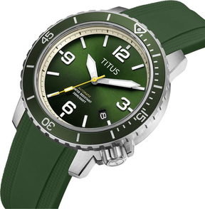 [MEN] The Cape 3 Hands Date Automatic Silicone Watch [W06-03341-006]