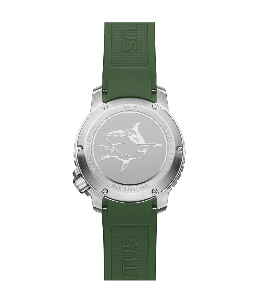 [MEN] The Cape 3 Hands Date Automatic Silicone Watch [W06-03341-006]